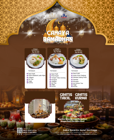 Cahaya Ramadhan Iftar Package Saka Ombilin Heritage Hotel - 1